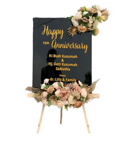 Papan Bunga Akrilik Karang Ketuan