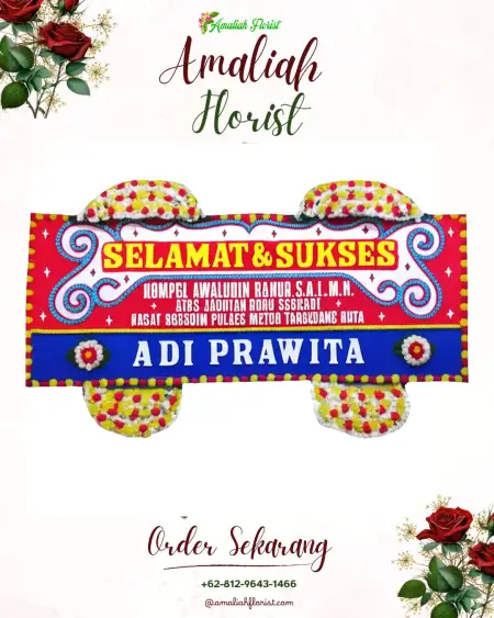 Papan Bunga Ucapan Selamat Karang Ketuan